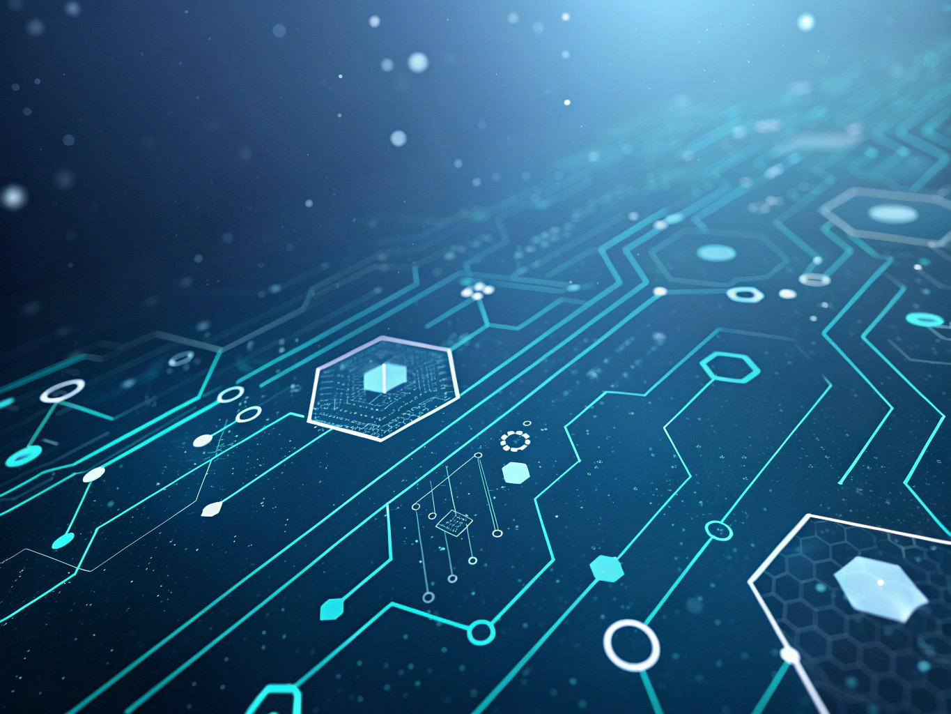Abstract visualization of secure data encryption